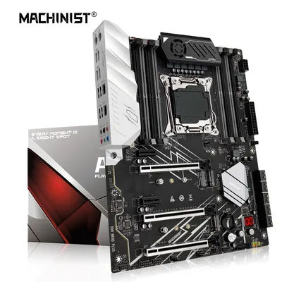 MACHINSIT X99 MR9D Motherboard LGA 2011-3 Support Xeon Intel 2667 2699 V3V4 Full Range CPU processor DDR4 Memory ATX NVME M.2