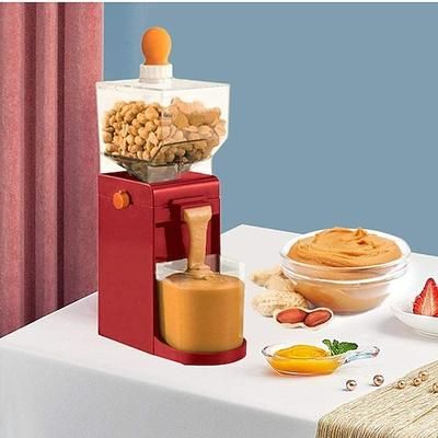macchina per burro di arachidi, macchina per burro di noci, macchina elettrica per burro di noci, macinacaffè elettrico per noci tahina, ingresso con base antiscivolo, facile da installare, facile da