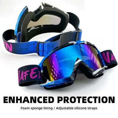 Occhiali da motocross Occhiali da sole da moto Uomo MTB ATV Protezione antivento Sci Ciclismo Racing Dirt Bike Occhiali fuoristrada