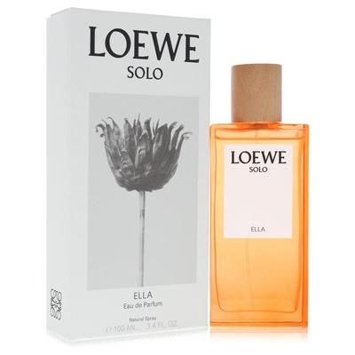 Solo Loewe Ella For Women By Loewe Eau De Parfum Spray 3.4 Oz