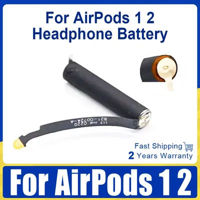 Brand-New 25mAh Bateria Per Airpods 2nd 1st A1604 A1523 A1722 A2032 A2031 Per AirPods 1 2 Batteria Ricaricabile Per Cuffie