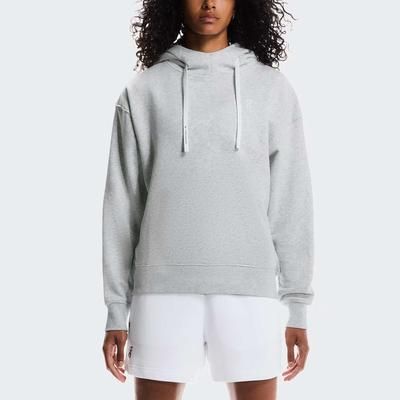 On Club Hoodie Smash Women's Tennis Apparel Grey Heather