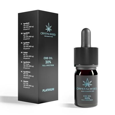 Crystalweed - Olio di CBD 30% Full spectrum 10 ml