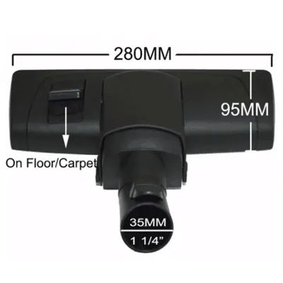 Vacuum Floor Brush Head For Miele 3D GN S5000 S8000 Complete C2 C3 S5 S8 SF-50 Vacuum Cleaner, 35mm Diameter Vacuum Attachment