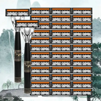 Shaver Brand New Design Men Razor Shaving Three Layer Shaver Reusable Razor Imported Blade Multi Tool Head Change