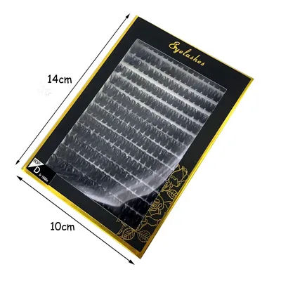 60D/80D Mink Eyelashes 100/280 Bundles Natural Eyelash extension 3D Russia Volume Individual Eyelash Cluster Makeup Tools Lashes