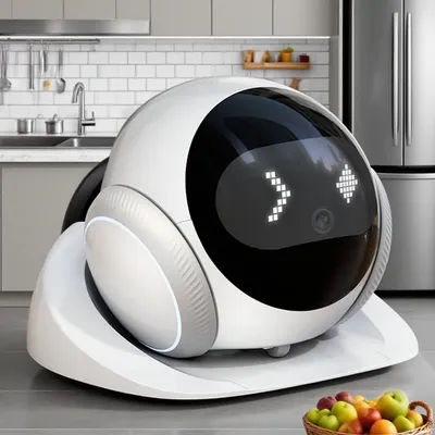 Famue Smart Robot Camera 5G WiFi HD 2K Camera Pet Tracking Laser Indicator TUYA Pet Camera Auto Charging Auto Obstacle Avoidance