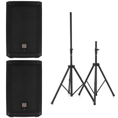EV ZLX 8P G2 Stereo Stand Bundle