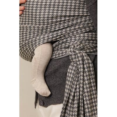 Solly Baby Wrap - Stormy Houndstooth