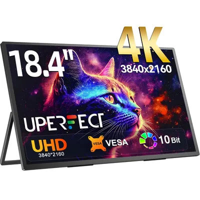 UPERFECT UBox T118 18.4 Portable Monitors 4K Gaming Displays 60Hz USB C HDMI For PS5/4 Switch Laptop PC Mac Xbox Extend Screen