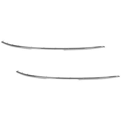 Replacement Bumper Trim Chrome, Rear, Driver & Passenger Side, 1-year unlimited-mileage warranty SET-RC76350005-2