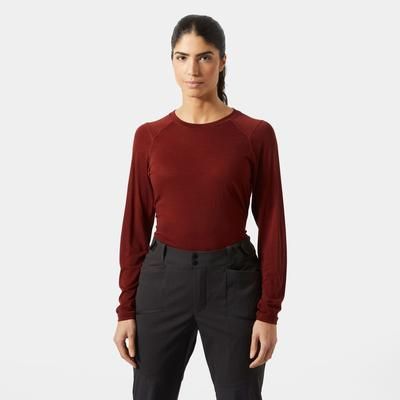 Helly Hansen Women’s Durawool Crew Long Sleeve Red S