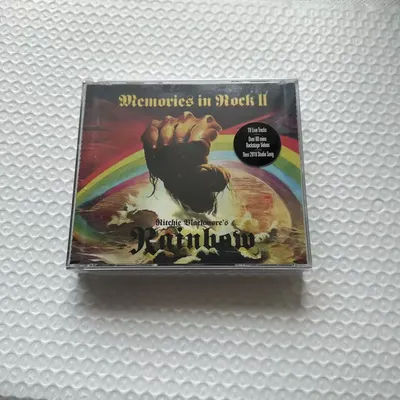 Retro Rainbow Music CD Ritchie Blackmore's Rainbow Memories Album 2pcs Music Record+1pcs DVD Walkman Car Soundtracks Box