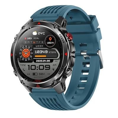 ht37 smartwatch da 1,46 pollici smartwatch militare bluetooth chiamata smartwatch gps integrato bussola barometrica altimetro 3atm smartwatch sportivi impermeabili
