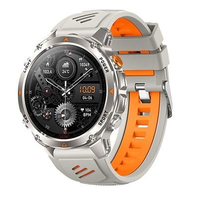 ht37 smartwatch da 1,46 pollici smartwatch militare bluetooth chiamata smartwatch gps integrato bussola barometrica altimetro 3atm smartwatch sportivi impermeabili