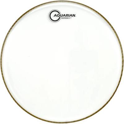 "Aquarian 18" Response 2 Clear Bass Drum"