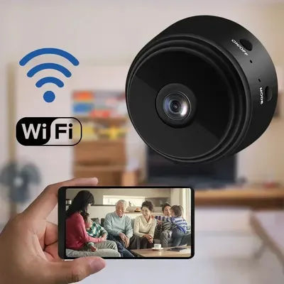 A9 Mini Wireless Security Camera for Indoor Outdoor Use with Wifi Connectivity Smart Home Integration and Remote Viewing Feature