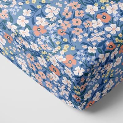 Petite Petals Fitted Crib Sheet - Standard