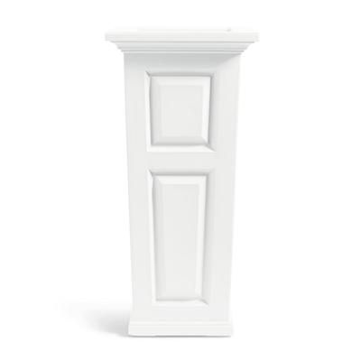 Nantucket Easy-Care Tall Tapered Planter - White - Grandin Road