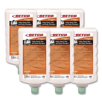 Betco Lotion Hand, Hair and Body Shampoo, Mandarin Grapefruit Scent, 2 L Bottle, 6/Carton (BET7736200)