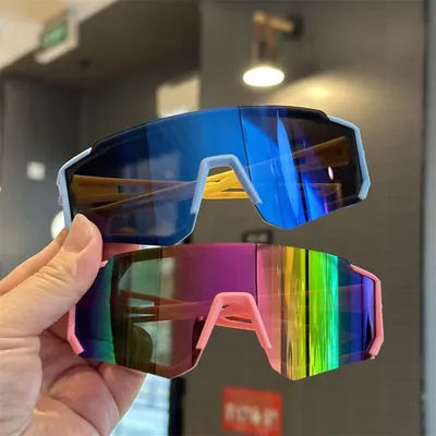 Lunettes de soleil de cyclisme pour enfants, vtt, pêche, Sport, vélo, UV400, Camping, pour garçons et filles, lunettes de vélo en plein air
