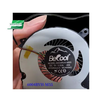 Laptop CPU Fan for 6004RVH-M52-622 B21001SS9NS14325 LN00221D1203757 DC5V New 6004RVH-M55 6004RVH-M51 598 622