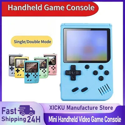 Retro Portable Mini Handheld Video Game Console 8 Bit 3.0 Inch Color LCD Kids Color Game Player Built in 400 Games