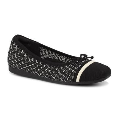 Women's Noelle Knit Flat by Ros Hommerson in Black (Size 9 1/2 M)