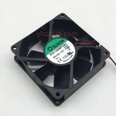 SUNON KD1208PTS1 13.GN DC 12V 1.8W 2-Wire 80x80x25mm Server Cooling Fan