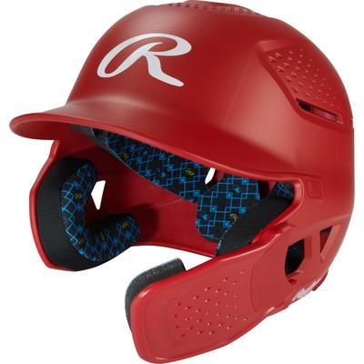 Rawlings RX2 Reverse Matte Senior Batting Helmet Scarlet