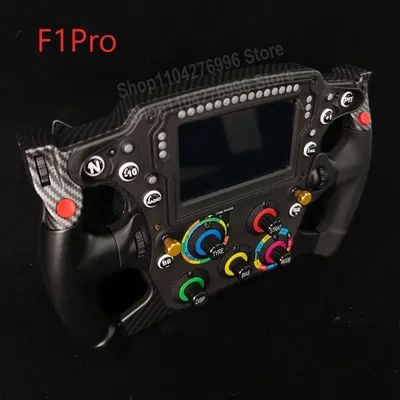 PC FORMULA Game Steering Wheel Racing Game Simulator with 4.3-inch Touchable High-Definition Screen For Fanatec SIMAGIC MOZA
