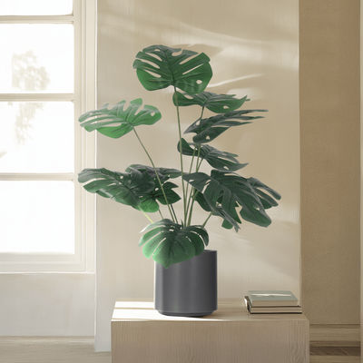 Monstera Large Artificial Plant - Realistic Silk Leaves, Maintenance-Free Greenery | 47 Â¼" / 120 cm | MOD LIGHTING