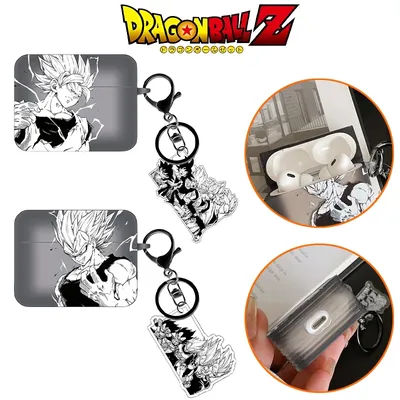Dragon Ball Son Goku Vegeta Custodia per auricolari di moda per Airpods1 2 3 4 Pro Anime Guscio protettivo per Airpods Pro2 Copertura per cuffie