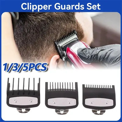 5/3/1PCS Limit Comb Set Black Hair Clipper Guards Replacement Guide Combs Trimmer Styling Tools Size 1.5mm 3mm 4.5mm 1Pcs