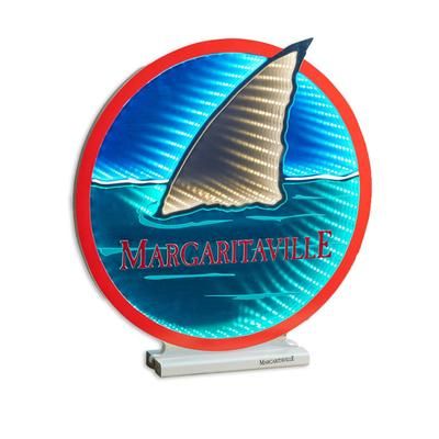 Margaritaville Shark Fin EkkoLight 16"H by Melrose in Blue Red (Size OS)