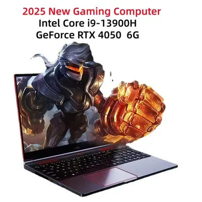S6 Gaming Laptop 16.1 Inch 4800mah Intel Core i9-13900HK RTX4050 4G notebook 64GB 2*DDR5 2*M.2 4TB 144 Hz PCI-E Esports laptop