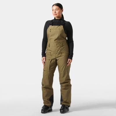 Helly Hansen Women's Powderqueen Bib Pants 2.0 Brown M