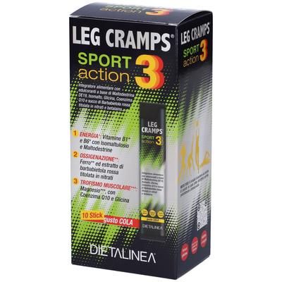 Dietalinea Leg Cramps Sport Action 3 in Bustine 200 ml Polvere per sol