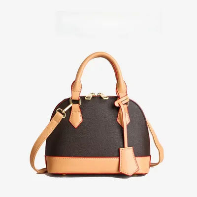 Trend Luxury Designer Ladies Handbag Women's Vintage PU Leather Shell Bag Casual Crossbody Bags for Women Shoulder Bag for Phone