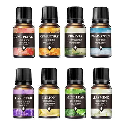 Fruit Flavor Essential Oil Natural Plant Lavender ROSE Lemon Mint Flavoring Oil for DIY Soap Candles Humidifier Skin Care 10ML