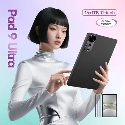 Original Pad 9 Ultra 11 Inch 16GB RAM 1TB ROM tablet Android 15 Core Pad Tablet PC Phone Dual Wifi tablette android 8800mah