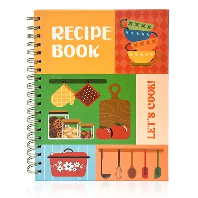 1 Recipe Notebook A Kitchen Planner With Cute Cooking Patterns And Pastel-colored Food Journal for Home Cooks and Meal Planners