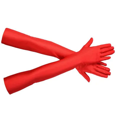 Gants de doigt coudé en Spandex à haute élasticité pour femmes, accessoires longs pour fête, discothèque, spectacle de mariage en noir, blanc, rouge