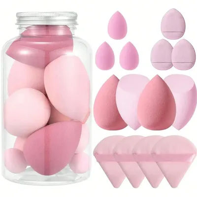 12/14Pcs Makeup Sponge Blender Beauty Egg Cosmetic Puff Foundation Sponges Powder Puffs Women Makeup Tools Make Up Accessories