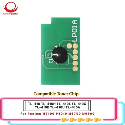 Comaptible TL-410 TL-410X TL-410H Toner Chip For Pantum M7100 P3010 M6700 M6800 Cartridge TL-410L TL-410E TL-420X TL-420E