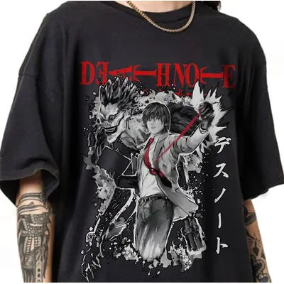25 New Hot Fashion Special Death Note T-shirt Unisex Anime Manga Shirt Anime Lovers Graphic Anime Tee Japanese Top men Kids