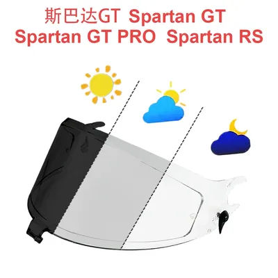 Photochromic Visor for SHARK Spartan GT Spartan GT PRO Spartan RS Helmet Lens Face Shield Windproof UV Protection Coating Visera