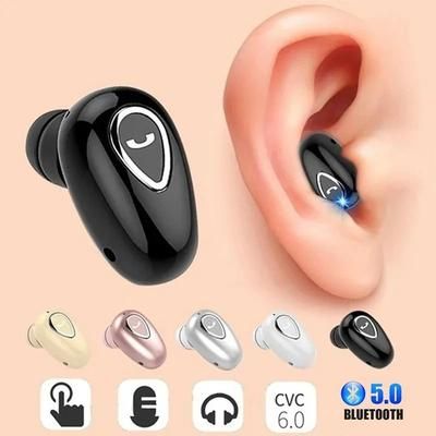 Discreet Mini Wireless Earbuds For Sport & Daily Use silver