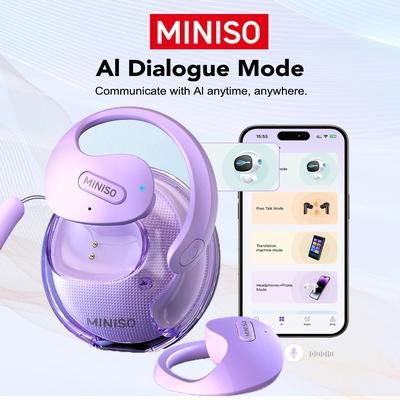 MINISO X15PRO Translation Earphones Wireless Headset white