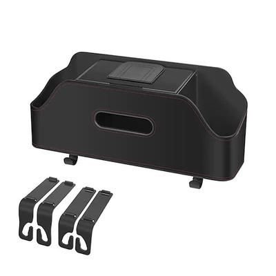 Organizer 3 in 1 per sedile posteriore auto con scatola per fazzoletti Borsa portaoggetti multifunzionale per il sedile del veicolo, mantieni la tua auto pulita e in ordine